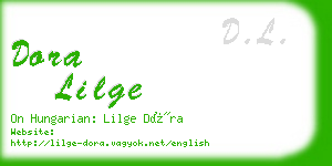 dora lilge business card